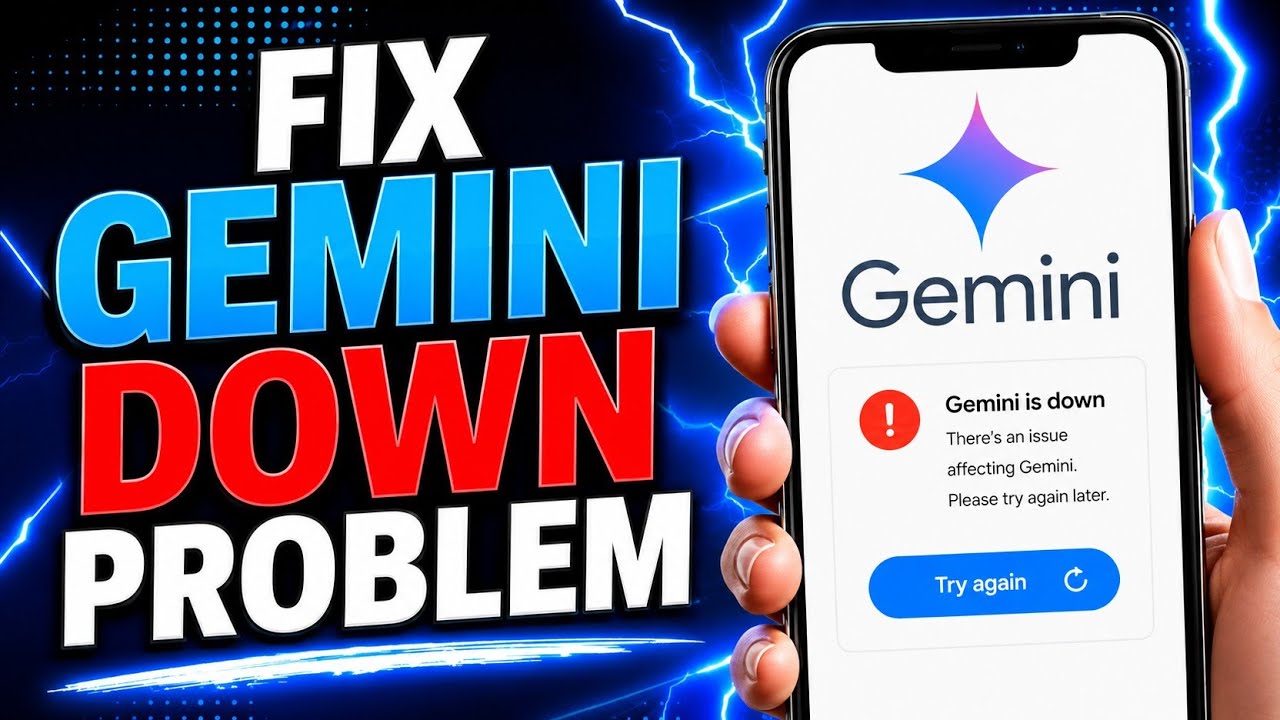 How to Fix Google Gemini Down Problem (2026) | Gemini Not Working or Server Down
