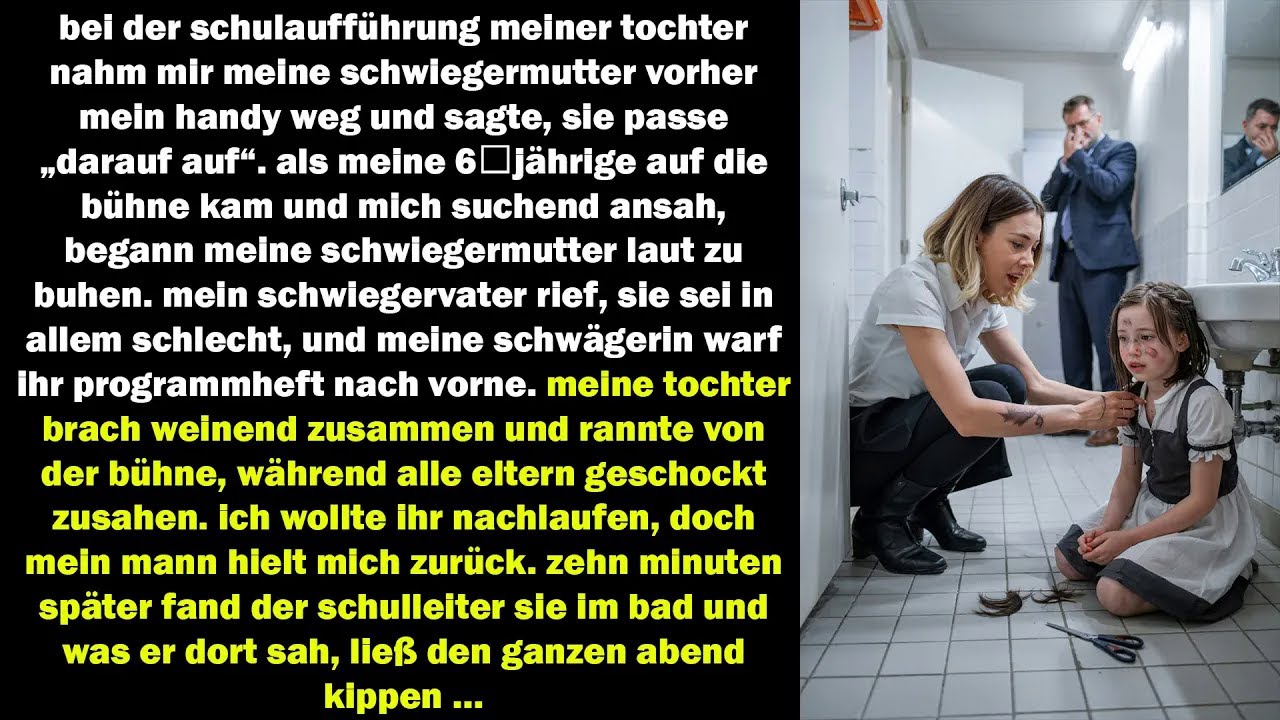 alle buhten meine tochter aus – doch was der schulleiter kurz darauf fand, schockierte jeden