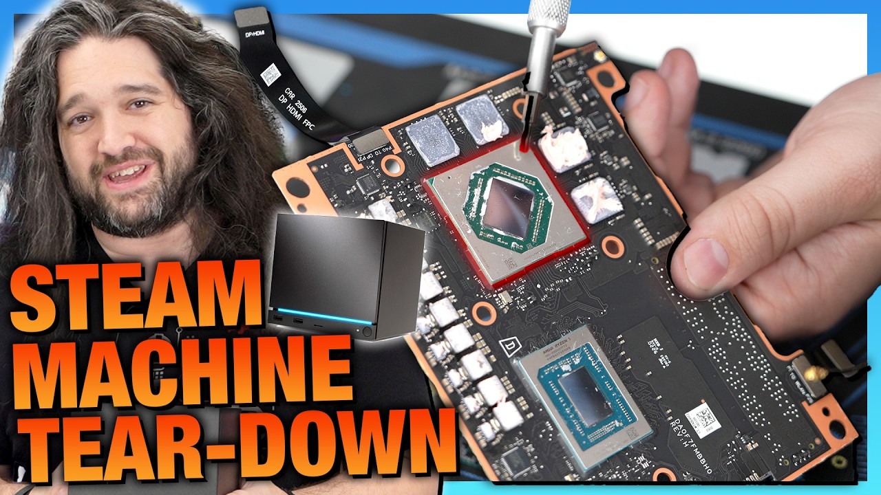 Excellent Repairability: Steam Machine Tear-Down and Accessing RAM & SSD