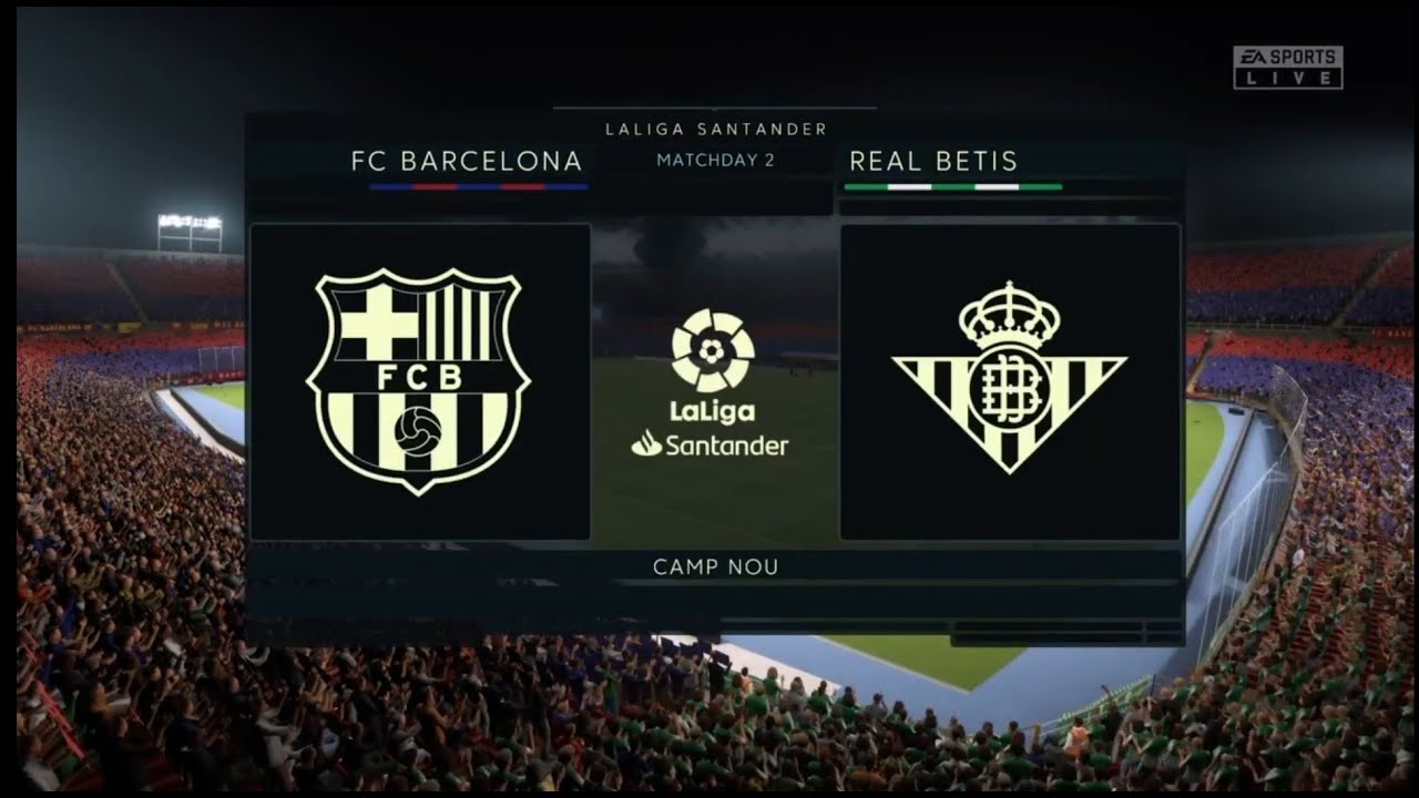 FIFA 20 : La liga tournament feat- FC Barcelona (Matchday-2) (PS4 slim)