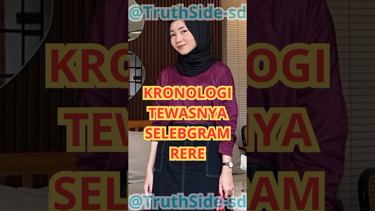 Kronologi Tewasnya Selebgram Ditabrak Kereta‼️