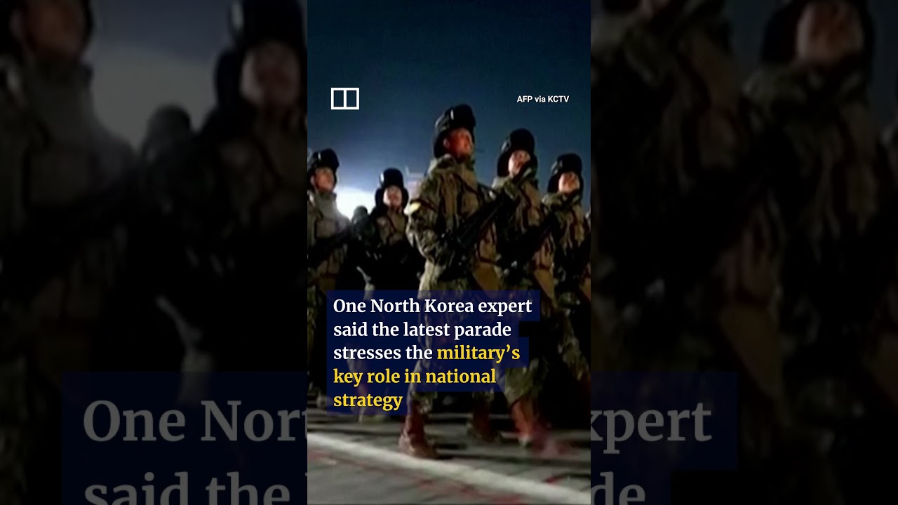 North Korea holds military parade to mark ruling Workers&rsquo; Party Congress