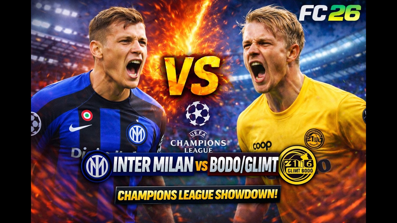FC 26 - INTER MILAN VS. BODO GLIMT - UEFA CHAMPIONS LEAGUE 25/26 FULL MATCH | PLAYOFF [LEG 2]