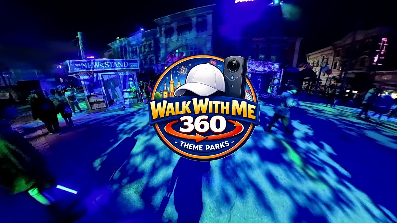 Halloween Horror Nights 34 (2025) - Mutations: Toxic Twenties | POV in 360° 4K | VR & YouTube TV