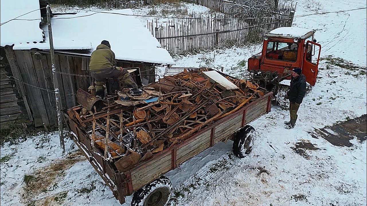 СРОЧНО ВЫЗЫВАЮ ТРАКТОР! 10 ТОНН МЕТАЛЛА! ТЕЛЕГА ТРЕЩИТ ПО ШВАМ!
