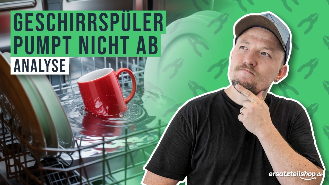 Deine Spülmaschine pumpt nicht ab? Das hilft sofort!