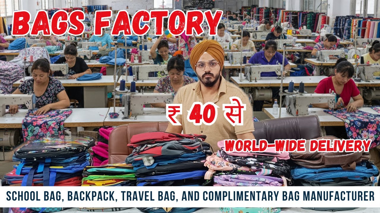 Bags Factory Delhi | Top School Bag & Backpack Manufacturer Delhi | Custom Travel & Promotional Bags