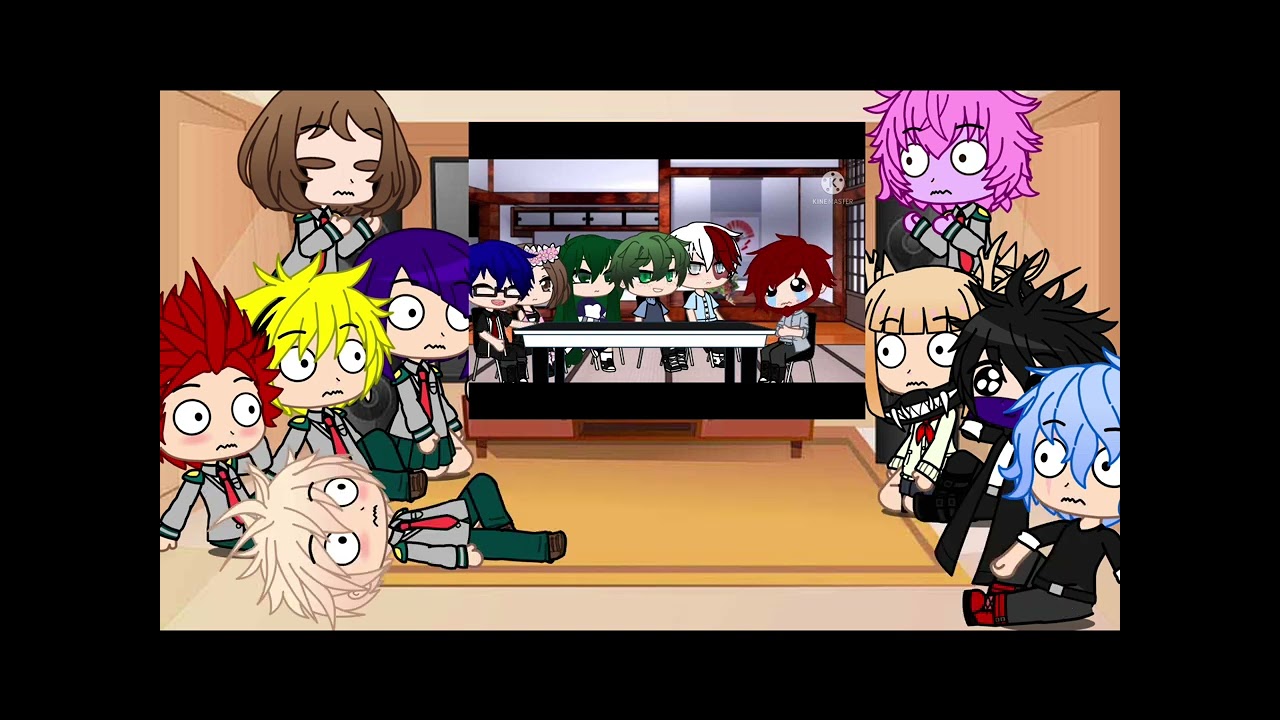 UA students+LOV react to dinner at the todoroki’s (first video)