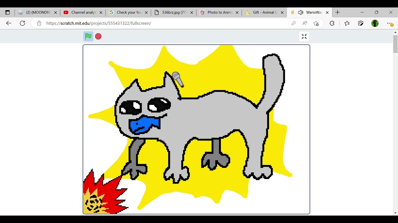 Warioware: Recoded! Scratch run (600+)