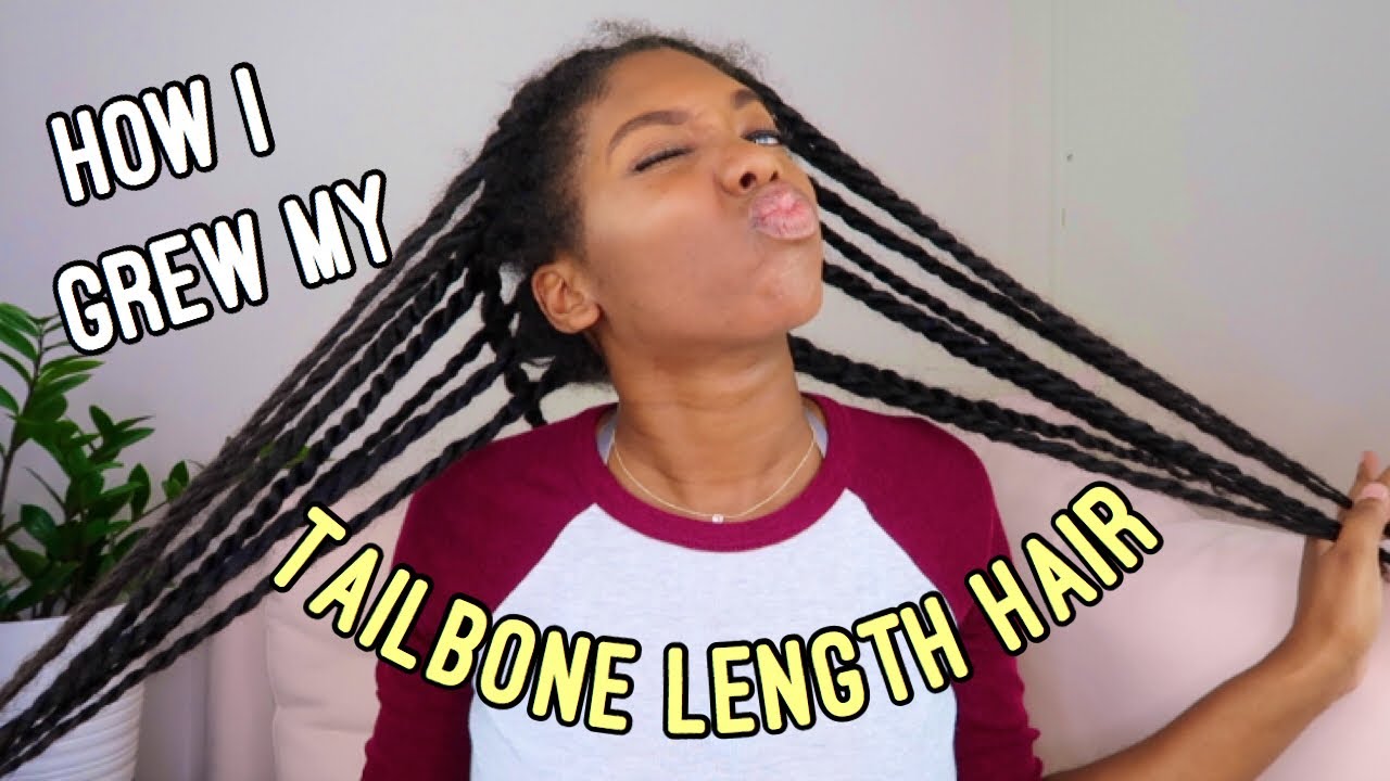 How I Grew My Tailbone Length Hair