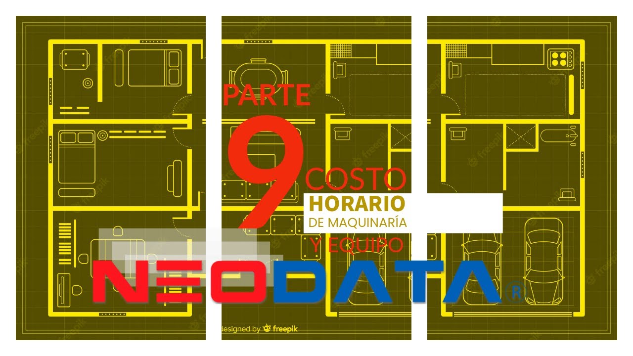 PARTE 9. COSTÓ HORARIO DE MAQUINARIA Y EQUIPO.