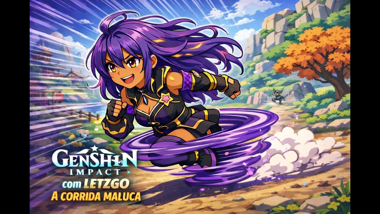 Genshin Impact - A Corrida Maluca ⚡