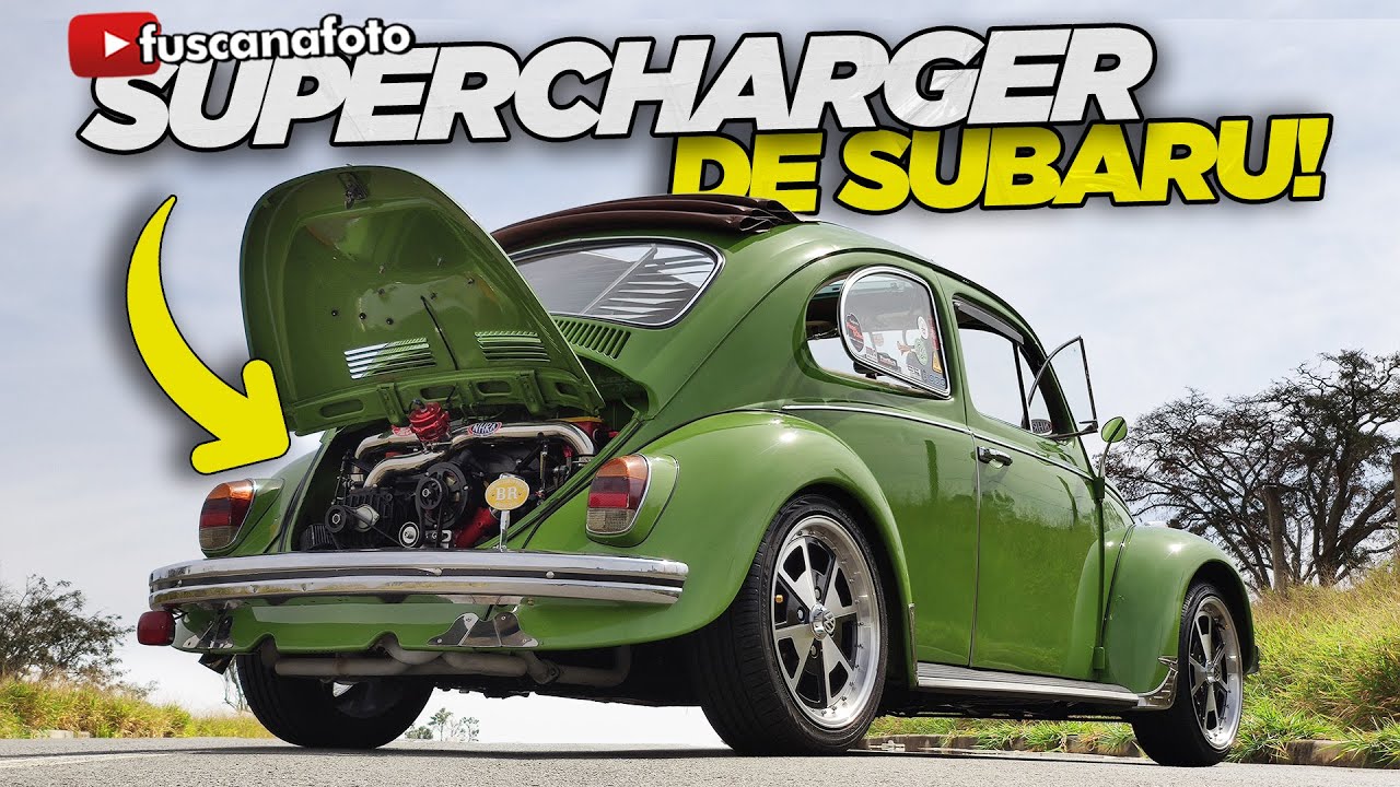 FUSCA COM SUPERCHARGER DE SUBARU! FUSCÃO 1971 1600cc COM PREPARAÇÃO DIFERENCIADA FEITA NO CAPRIHO!
