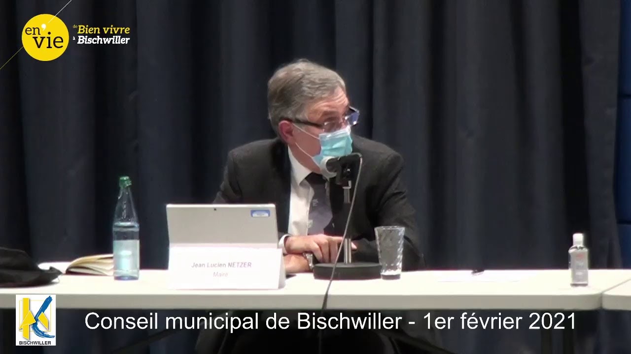 Conseil municipal de Bischwiller du 1er février 2021