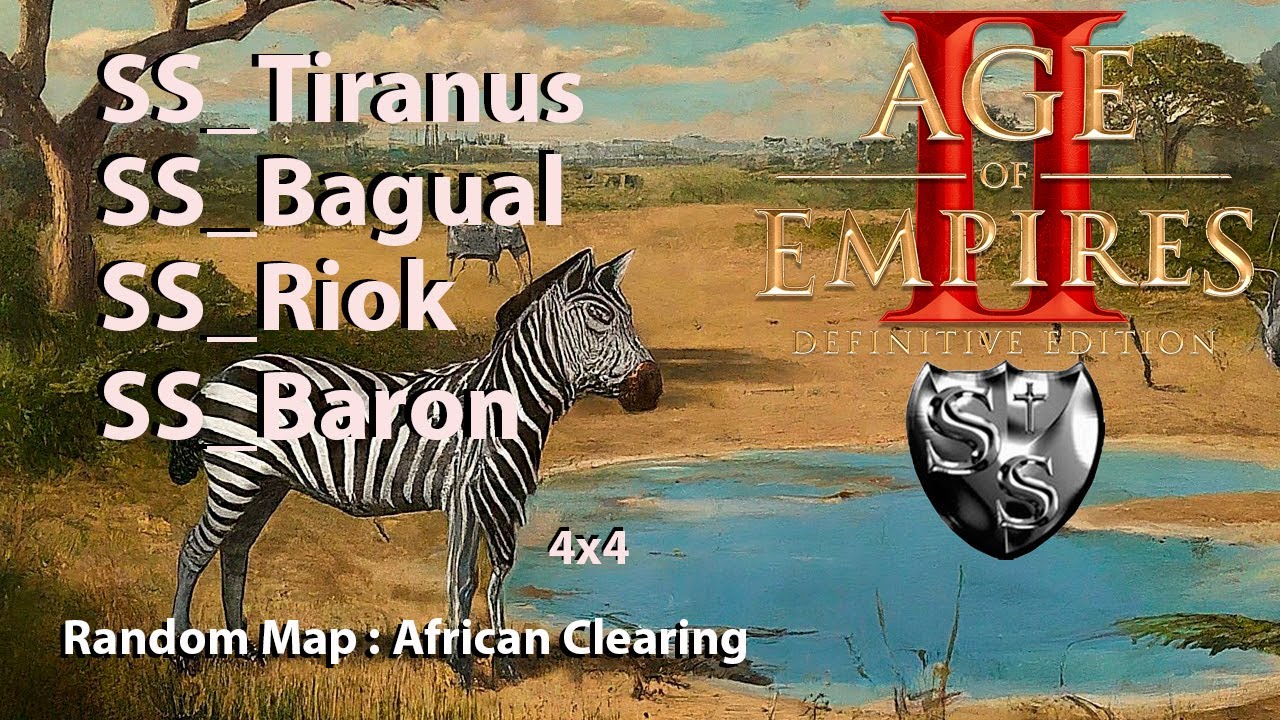 4 x 4 - African Clearing - SS_Tiranus SS_Baron SS_Riok SS_Bagual