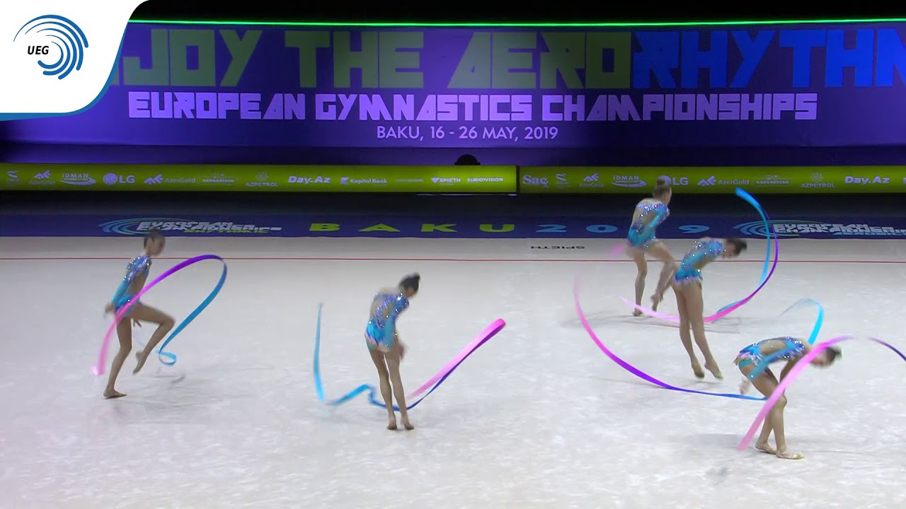Spain - 2019 Rhythmic Gymnastics European Championships, junior 5 ribbons final