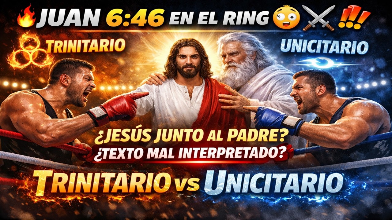 🔥JUAN 6:46 EN EL RING 😱⚔️¿Jesús JUNTO al Padre o un TEXTO MAL INTERPRETADO? TRINITARIO vs UNICITARIO