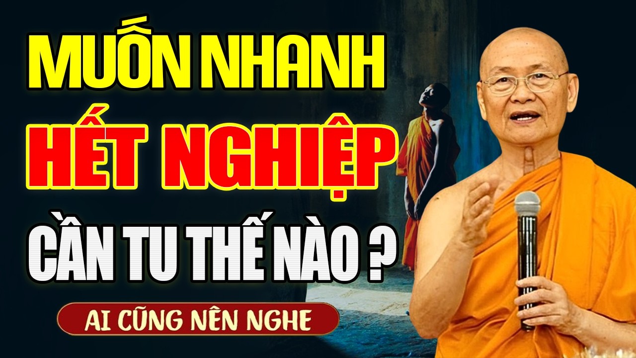 Muốn nhanh Chuyển nghiệp cần tu thế nào? (Phật tử mới nên nghe) - HT. Viên Minh.