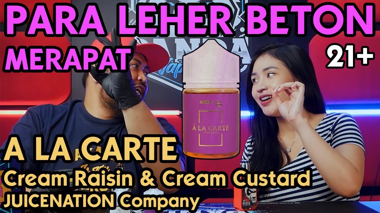 PELOPOR LIQUID CREAM | ALA CARTE CREAM RAISIN by JUICENATION