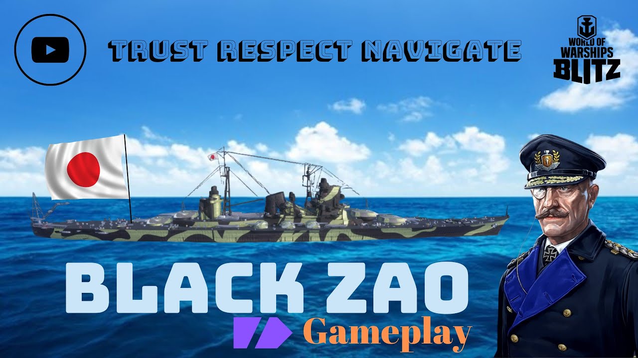 Wows Blitz • Black Zaõ 🇯🇵 [ Solo ]