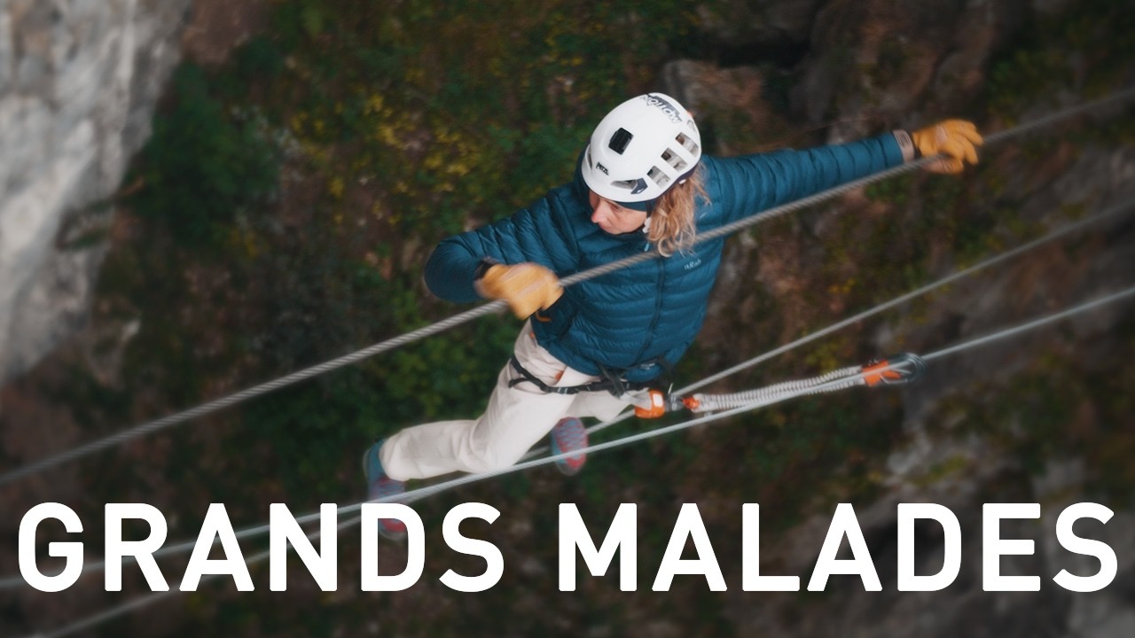 Klimmen in de buurt van Nederland: Grands Malades (Klettersteig)