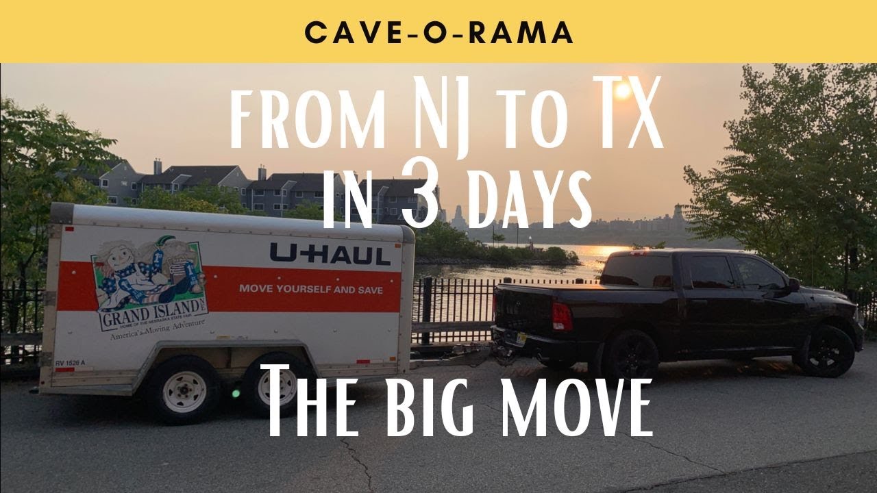 THE BIG MOVE FROM NJ TO TX, 3 DAY ROAD TRIP