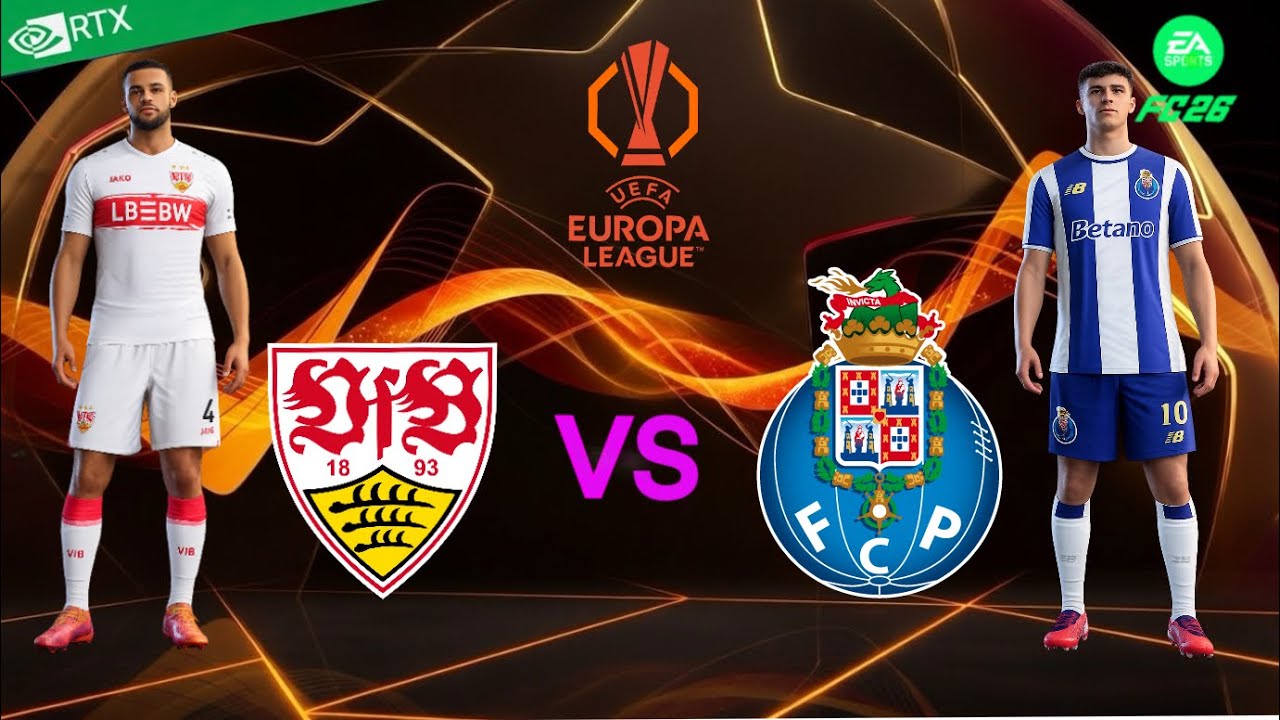 VFB STUTTGART VS PORTO | UEFA Europa League 25/26 | FC26 | PC