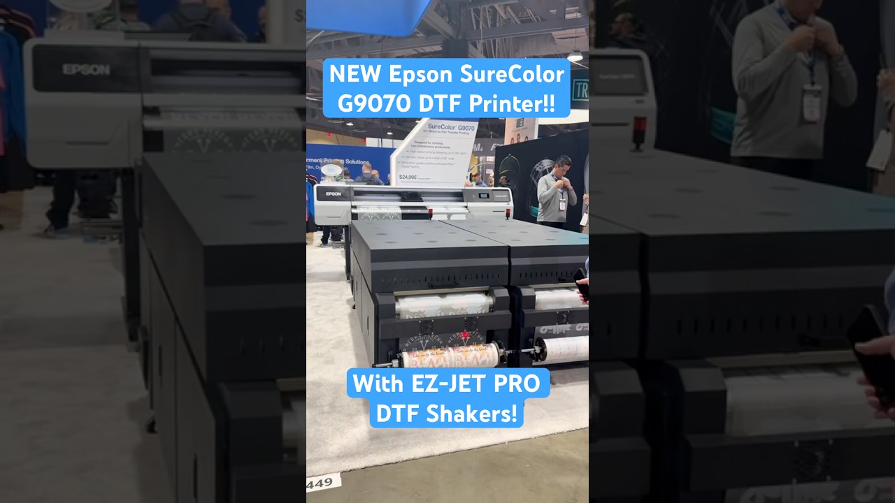 Epson introduces the NEW SureColor G9070 DTF Printer! A Production Powerhouse!!