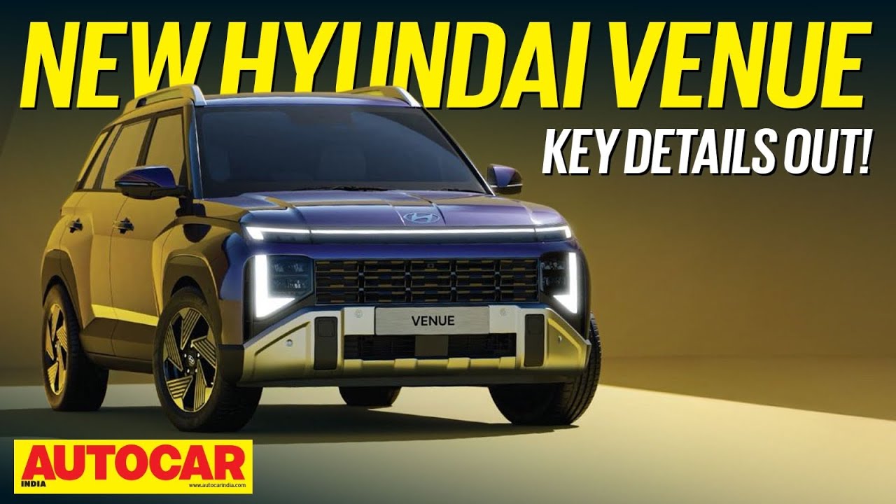 2025 Hyundai Venue - It&rsquo;s giving mini-Creta vibes! | First Look | Autocar India