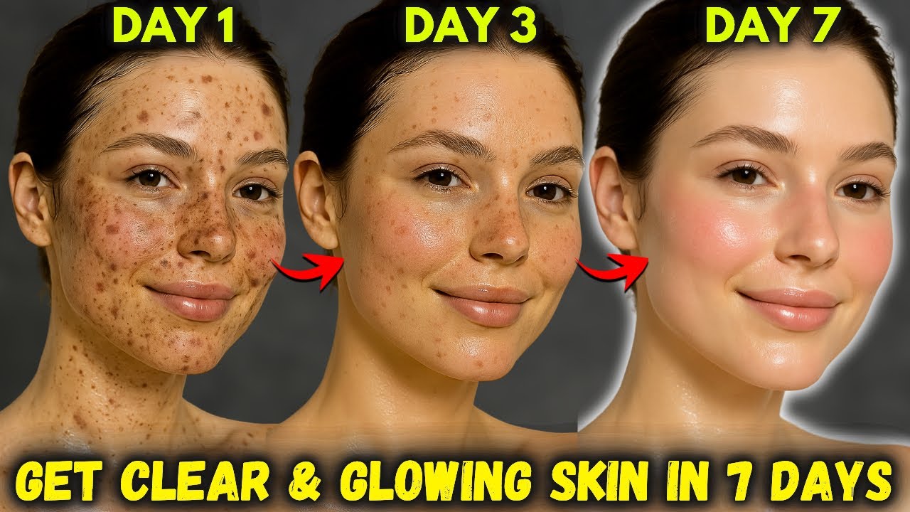 7-Day Skin Glow-Up with DIY Serum + Cream That Works Wonders ✨ No Dark Spots, No Pigmentation 🤩