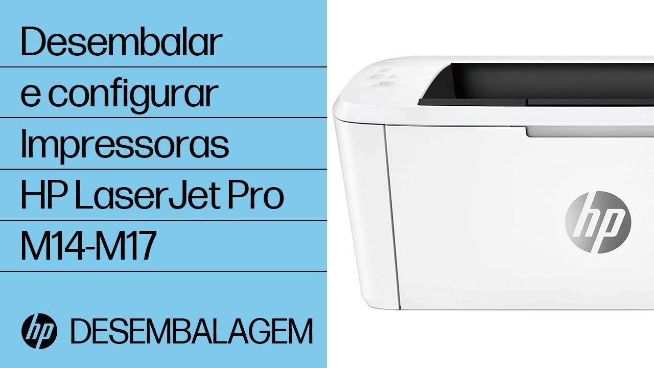 Rozpakowanie i konfiguracja | Drukarki HP LaserJet Pro M14-M17 | HP