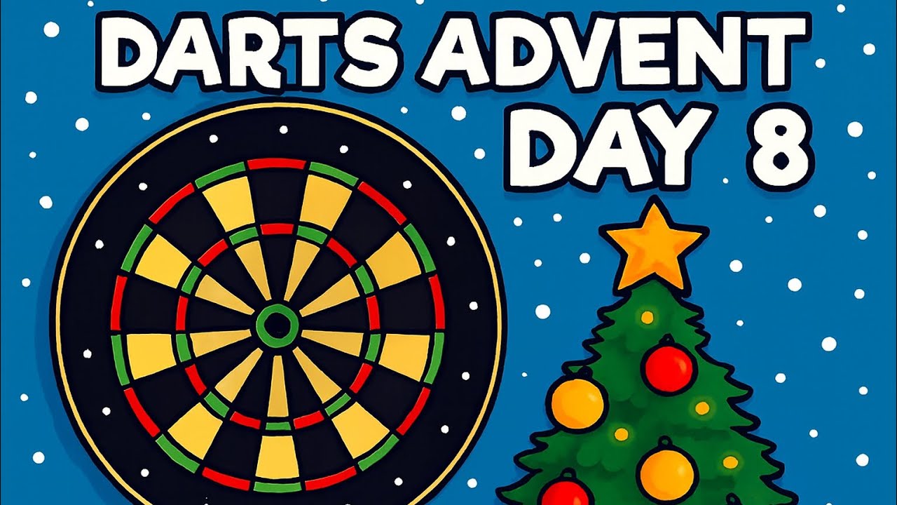 Darts advent day 8! #darts #180 #reddragondarts 