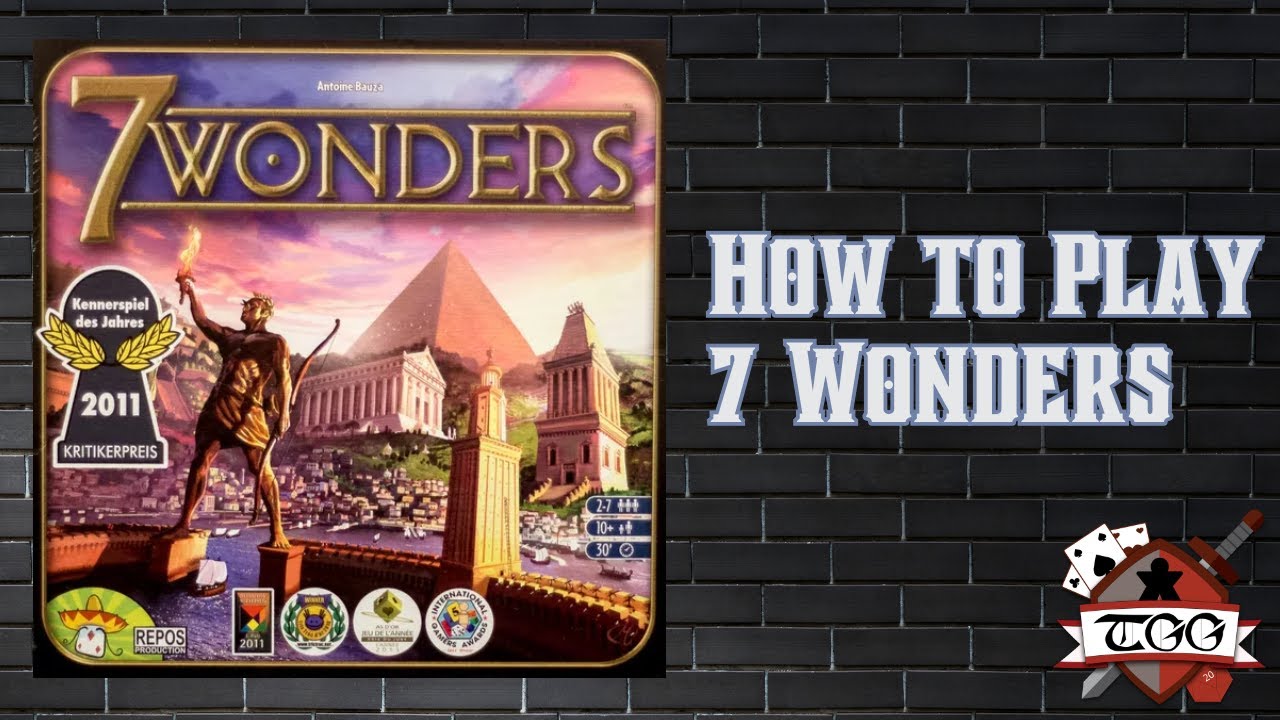 Как играть в 7 Wonders | Полное руководство по правилам и руководство для начинающих