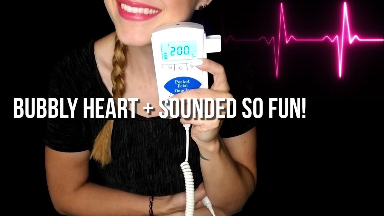 This Was So Fun! My Heart Sounded Like Bubbles! + Weekly Doppler Heartbeat [ASMR]
