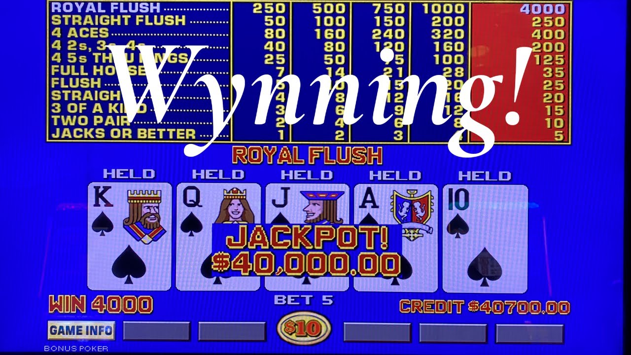 Wynning! $68,250 in Handpays. High Limit Video Poker, VLOG 47.