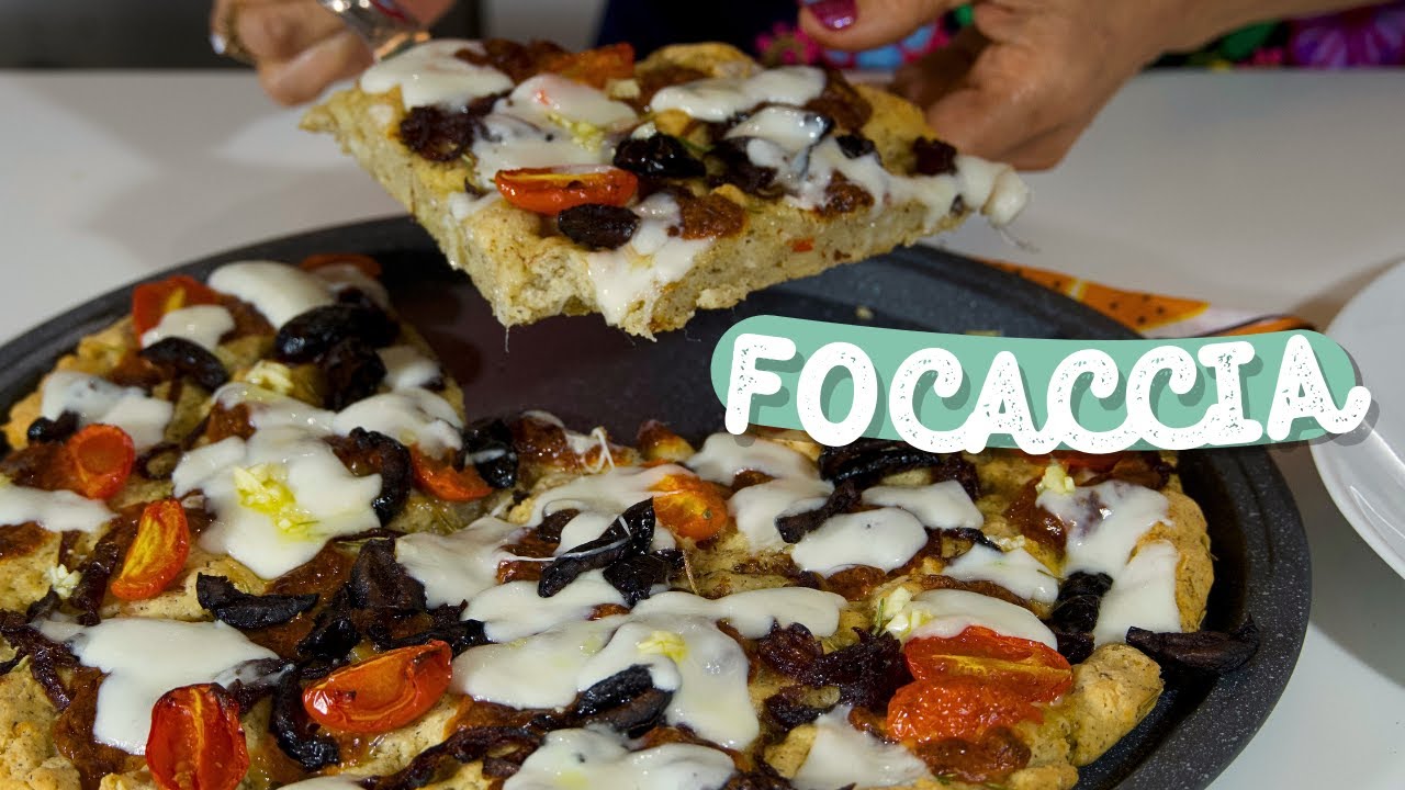 Prepara esta espectacular FOCACCIA SIN GLUTEN!
