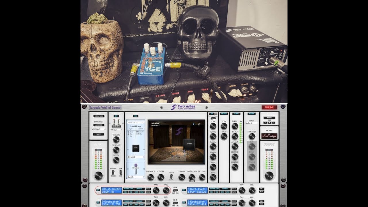 Two Notes TORPEDO CAPTOR / WALL OF SOUND - Demo & Review
