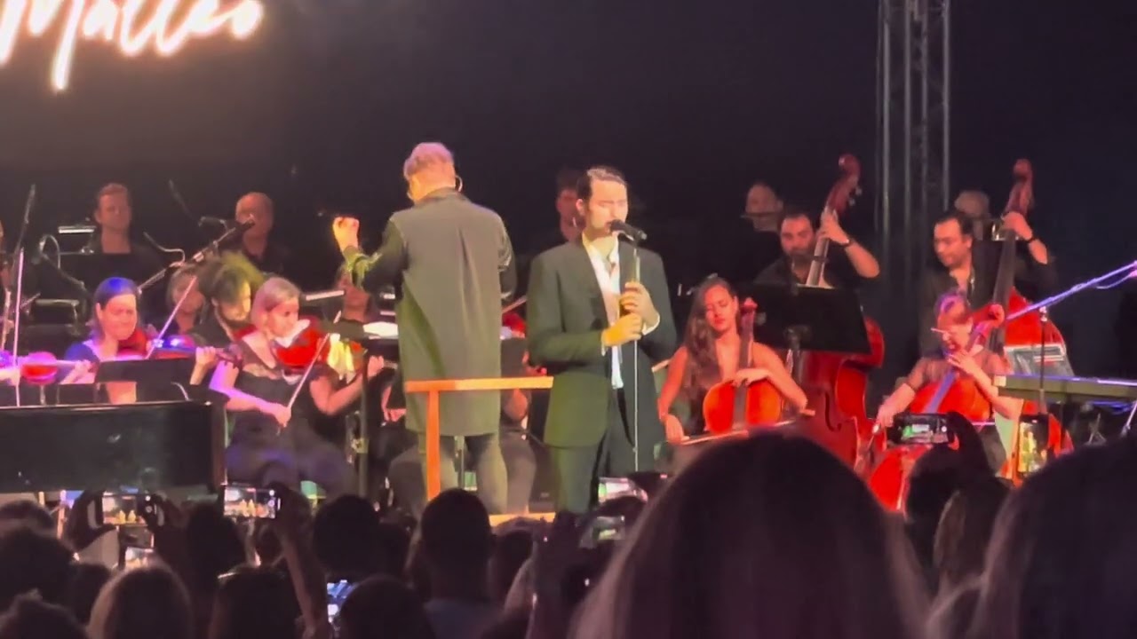 Matteo Bocelli-Caruso live Örvényesvölgy festival Hungary