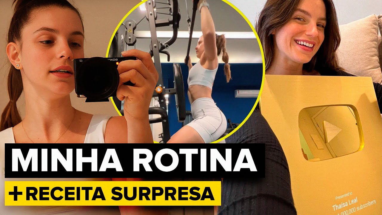 ROTINA PRODUTIVA + ALIMENTAÇÃO SAUDÁVEL | VLOG THAISA LEAL