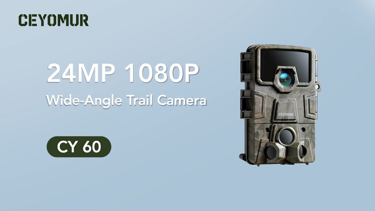 Introduction for CEYOMUR 24MP 1080P Trail Camera CY60