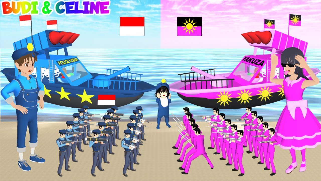 Full Movie - Polisi Yuta Panik | Mio Bocil Yakuza Pink Serang Markas Kapal Perang | Polisi VS Yakuza