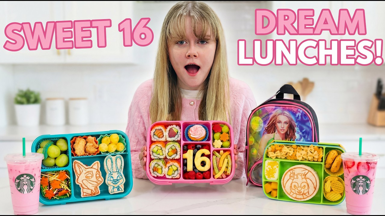 Packing Disney&rsquo;s ZOOTOPIA 2 + Nostalgic 2000&rsquo;s Lunchboxes! 🎂 SWEET 16 Birthday