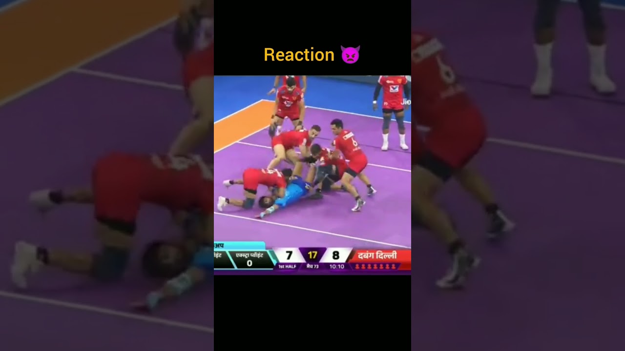 Bengal Worrier vs Dabang Delhi Super Raid 😱👿 Pro Kabaddi match Edit 💯 #Trending #Kabaddi #Viral
