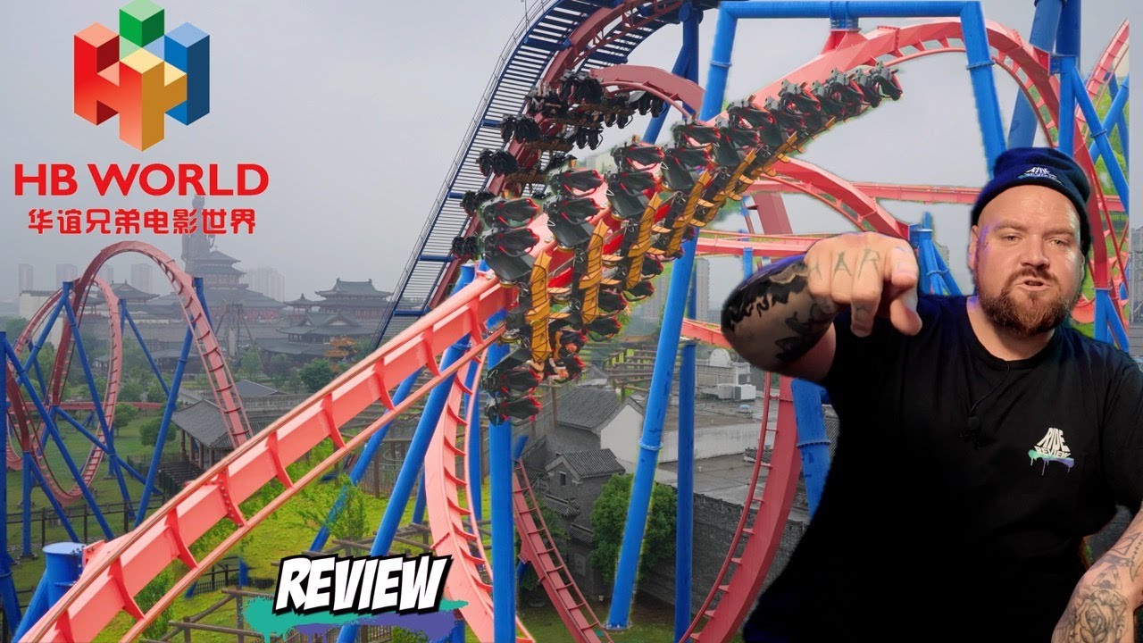 Heaven's Wing / 天威翼 - REVIEW - HB World / 华谊兄弟电影世界 - Bolliger & Mabillard (B&M) - Wing Coaster
