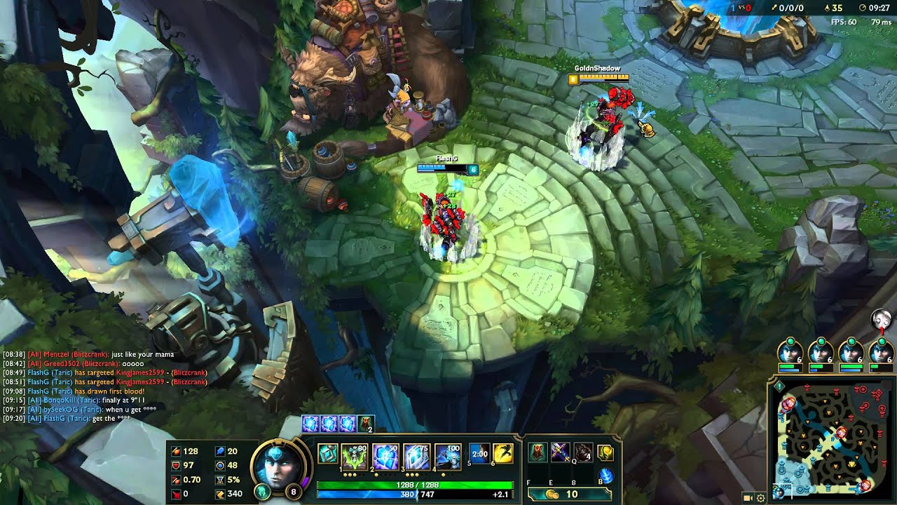 League of legends-One for all Taric vs Blitzcrank