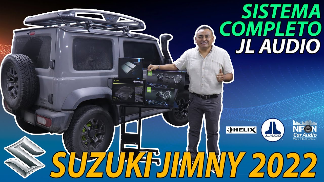 Suzuki Jimny 2022 Sistema JL Audio C2 Completo.