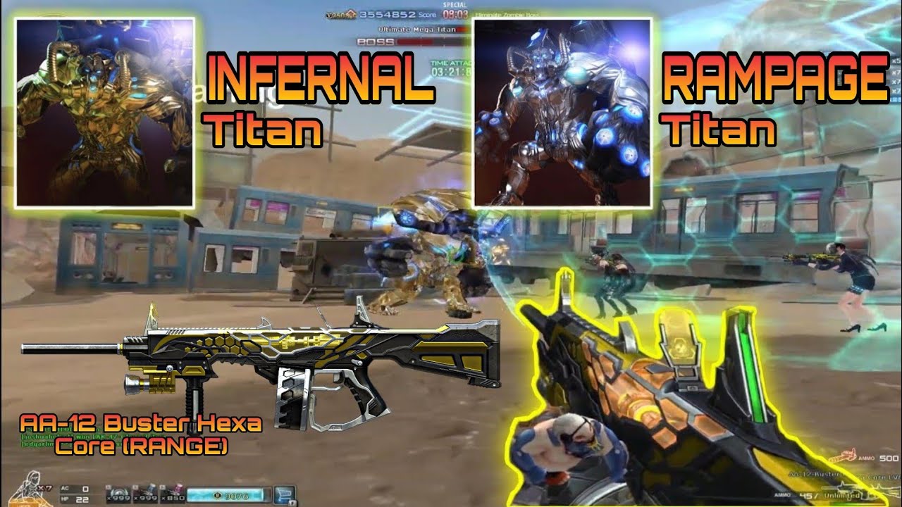 AA-12-Buster-Hexa Core-Range | New Crater (HARD) Gameplay | Crossfire Philippines