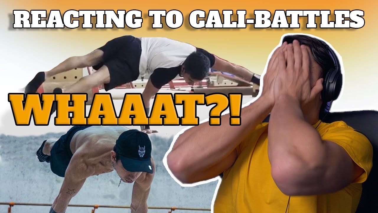 REACTING TO STREET WORKOUT BATTLE