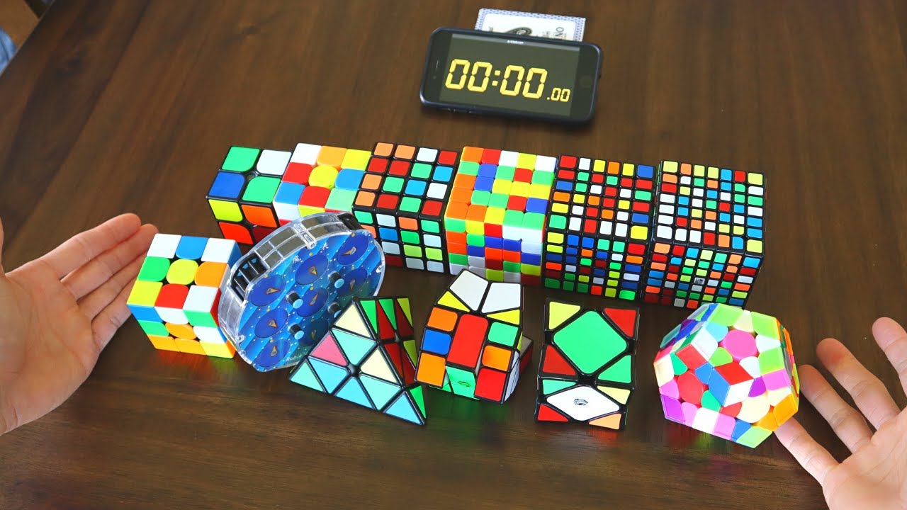 SPEED SOLVING ALL OFFICIAL WCA PUZZLES