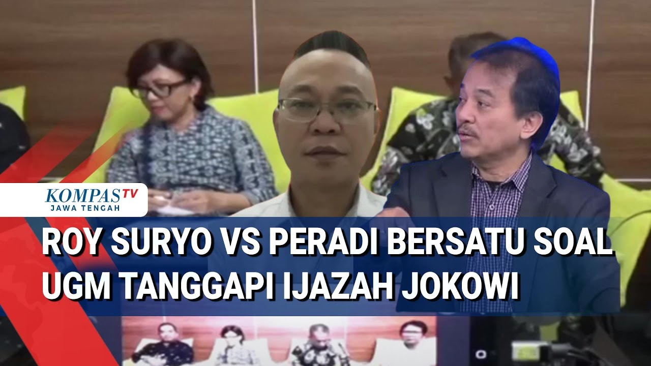 Panas! Roy Suryo VS Peradi Bersatu soal UGM Tanggapi Ijazah Jokowi